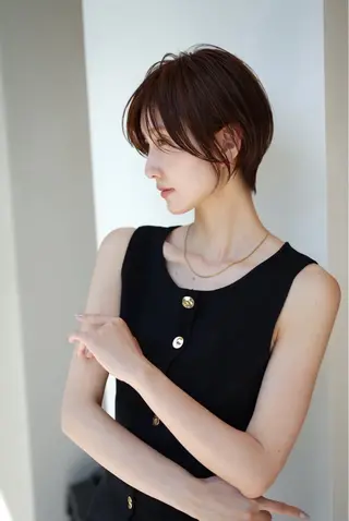 ショート カラー 加賀 千聖 /soigneのヘアスタイル