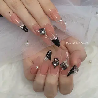 ネイル HANA 長さだしのネイルデザイン