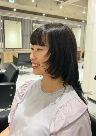 ロング 🐺立川のウルフ屋 さん🐺おかみ🐺のヘアスタイル