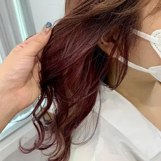 カラー 美髪縮毛矯正🫧 艶カラー/スズカのヘアスタイル