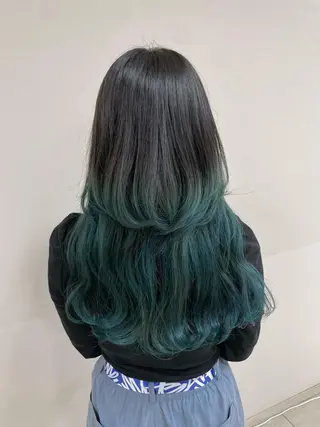 セミロング カラー ヘアアレンジ 【Sweep】おじま のぞみのヘアスタイル