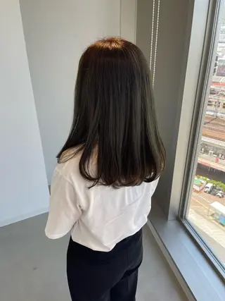 ロング 店長　MANAMI ／ブリーチ／骨格ボブのヘアスタイル