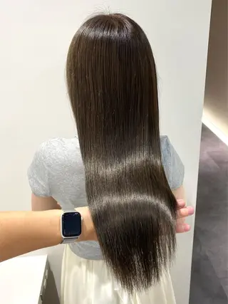 セミロング カラー 髪質改善水素TR× レイヤーカット/熊澤のヘアスタイル