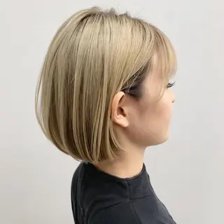 ショート カラー 京都レイヤーカット/ 縮毛矯正/羽柴りくのヘアスタイル