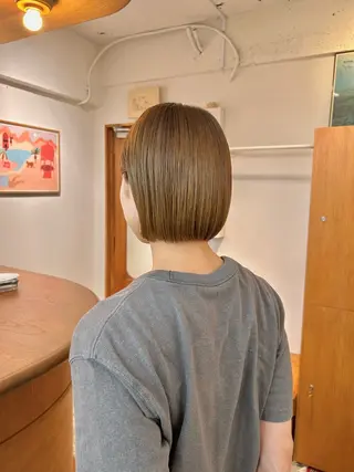 ショート ENIEN MAKE'S 立川所属・綾/ベージュカラー /パーマ🩰のヘアスタイル