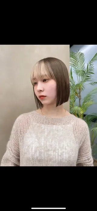 ショート MAEUL NAGOYA所属・レイヤーボブ/名駅/ くびれボブ/縮毛矯正のヘアスタイル