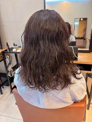 パーマ ボブ/ミディアム 親しみやすさ/さくらのヘアスタイル