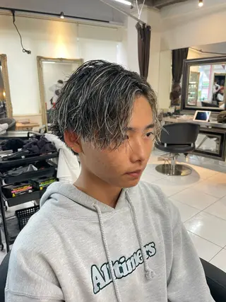 ショート カラー パーマ メンズ 🔥お値段以上🔥 メンズ特化たかひろのヘアスタイル