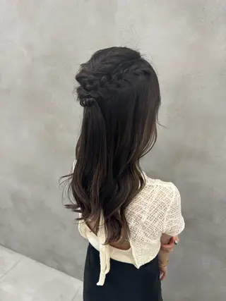 ロング ヘアアレンジ さあや 【透け感/艶感】のヘアスタイル