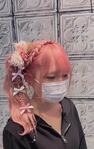 ロング ヘアアレンジ 渡部 優衣のヘアスタイル