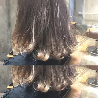 ミディアム カラー パーマ ヘアアレンジ メンズ キッズ ネイル マツエク・マツパ サロンドミルク 原宿のヘアスタイル