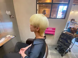 カラー メンズ 韓国風cut/ 縮毛矯正/正岡幹康のヘアスタイル