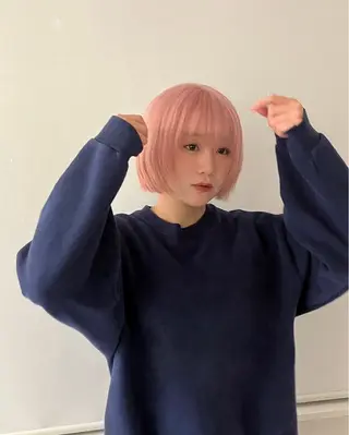 ショート 💭透明感/艶髪🫧 haluki🫧‪のヘアスタイル