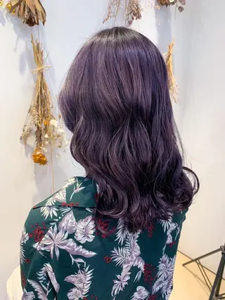 ロング カラー 縮毛矯正/髪質改善 /韓国風　山川春輝のヘアスタイル