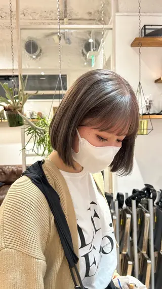 ショート カラー じゅわっと暖色カラー 🍊Moemiのヘアスタイル