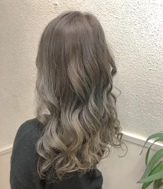 セミロング カラー 髪質改善/美髪矯 正ヤマモトハルキのヘアスタイル