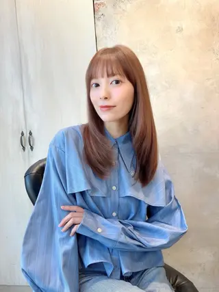 ロング カラー 必ず似合わせます/ レイヤー/石戸谷海斗のヘアスタイル