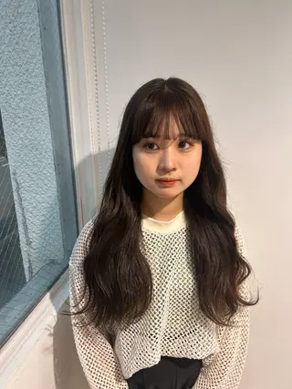 ロング カラー 愛結 暖色カラー🎀🩰のヘアスタイル