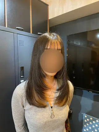 ロング bauhaus hair所属・バウハウスヘア ひなのヘアスタイル