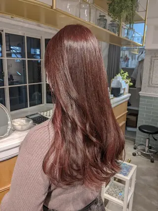 ロング 縮毛矯正/レイヤー 💎やまもとちひろのヘアスタイル