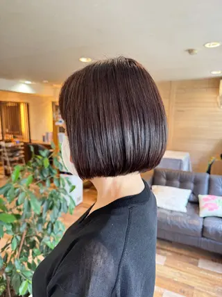 ミディアム 美髪矯正/縮毛矯正 越野雄大のヘアスタイル