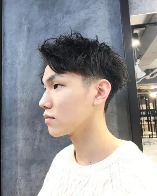 ヘアアレンジ メンズ ainico+所属・メンズ特化✂️栗原 侑也のヘアスタイル