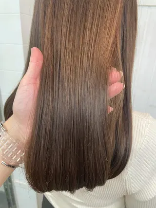 ロング カラー 前髪顔周り✂️店長 ❤️アマミヤ❤️のヘアスタイル