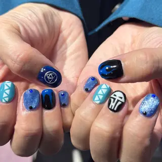 ショート 小川 柚香のネイルデザイン