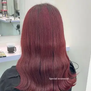 ミディアム カラー 🤍韓国大人っぽ ベージュMAI🤍のヘアスタイル