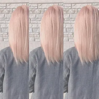 ミディアム カラー 松本 菜那のヘアスタイル