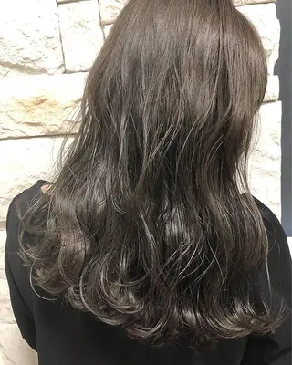 ロング カラー ヘアアレンジ メンズ キッズ ネイル マツエク・マツパ GO TODAY SHAiRE SALON所属・透明感カラー🤎 ゆりのヘアスタイル