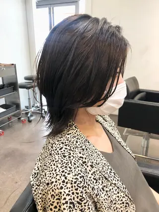 ミディアム カラー 千葉 郁也のヘアスタイル