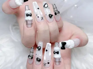 ネイル MoMoA Nail ネイル長さ出し専門店のネイルデザイン