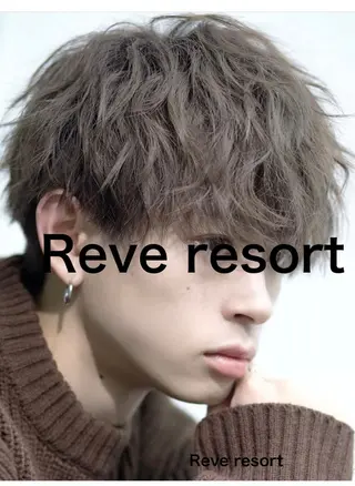 パーマ メンズ 脇田 雄大のヘアスタイル