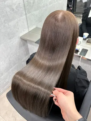 ロング カラー 髪質改善/韓国 ﾚｲﾔｰ/店長/原島のヘアスタイル