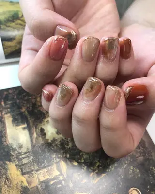 ネイル 黒葛原 めぐみのネイルデザイン