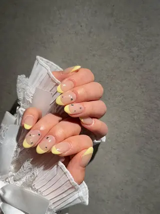 ネイル I-nailロング /ワンホン/キラキラのネイルデザイン