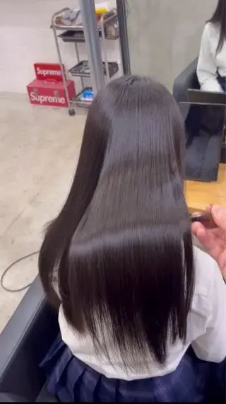 ロング パーマ SIUN所属・とうだだいき 美髪縮毛矯正/艶髪のヘアスタイル