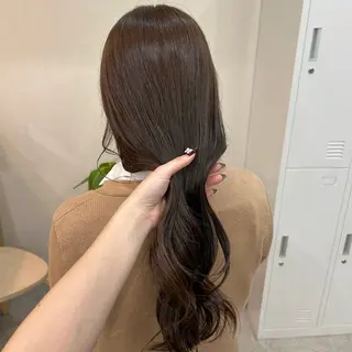 ロング MIDORI🎀 透明感/ベージュのヘアスタイル