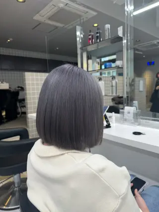ショート カラー ヘアアレンジ Over hair_ misakiのヘアスタイル