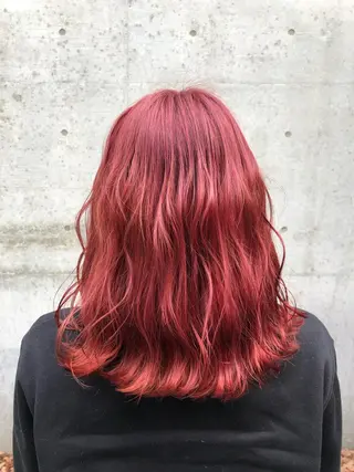 ミディアム カラー 韓国ヘア🤍髪質改善 🇰🇷AKANEのヘアスタイル