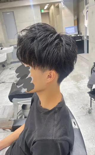 ミディアム メンズ CHROM TOKYO A.L.T所属・【メンズ・カット】 藪 清正のヘアスタイル