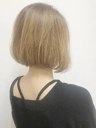 ショート カラー ショートボブ縮毛矯正 髪質改善のプロ山道潤のヘアスタイル