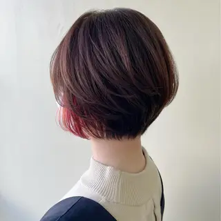 ショート 韓国ﾍｱ&ｼｮｰﾄ ボブ💜桑原のヘアスタイル