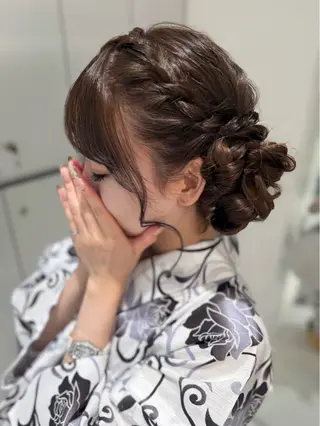 ロング ヘアアレンジ 🌈 YUUNA🌈のヘアスタイル