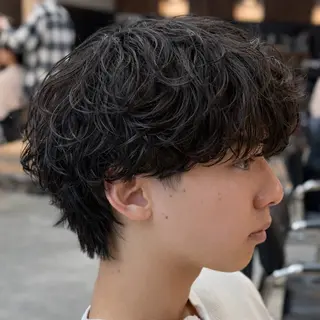 パーマ メンズ 男の理想を叶える🔥 メンズパーマ特化｜関のヘアスタイル