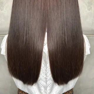 ロング 髪質改善韓国レイヤー カット内田智大のヘアスタイル