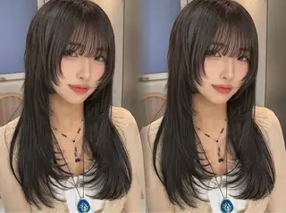 ロング 似合わせカット 根来悠斗のヘアスタイル