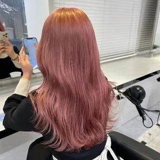 カラー ダブルカラー 韓国ヘアKYONのヘアスタイル