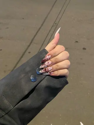 ネイル ATULA Nail 💅チップ長さだしのネイルデザイン